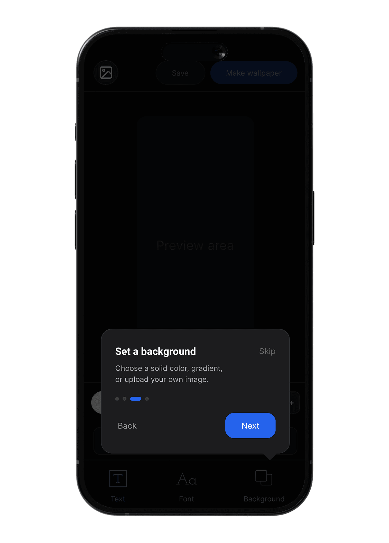 Select a Background
